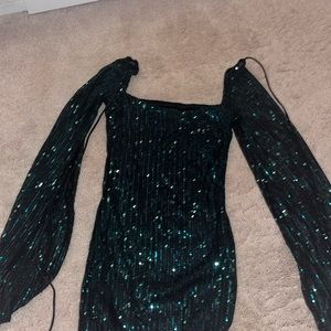 LYCY IN THE SKY GREEN DRESS SIZE SMALL